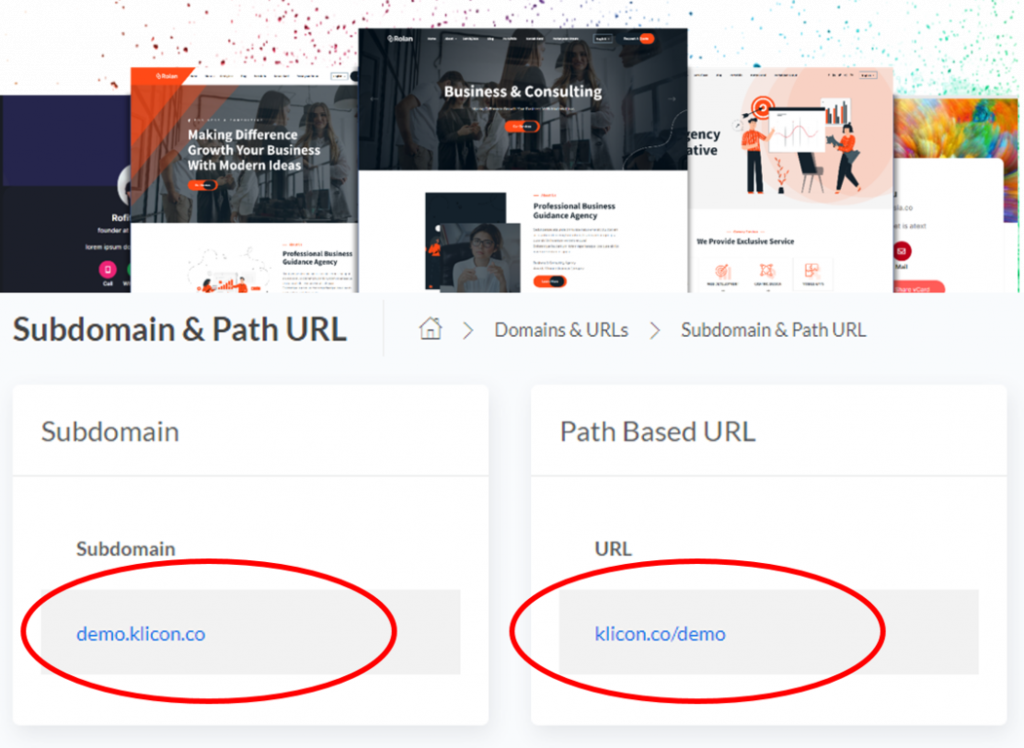 klicon - tools buat website profesional dalam hitngan menit