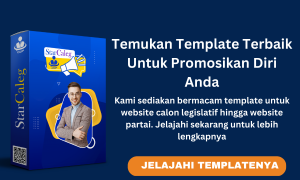 StarCaleg Template Promosi Caleg