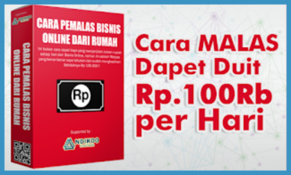 Cara Malas Dapat 100 Ribu Perhari